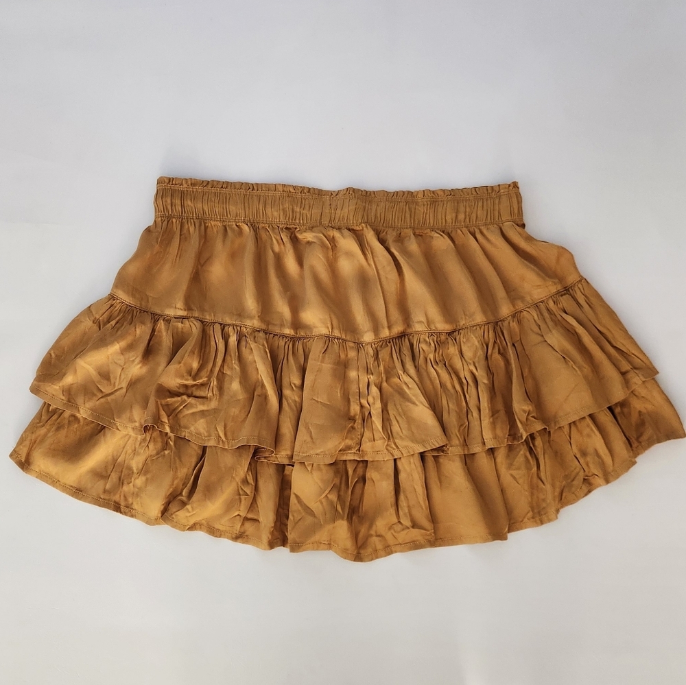 Aerie 'Sweat & Silky' Ruffle Tiered Mini Skirt - Picture 7 of 10